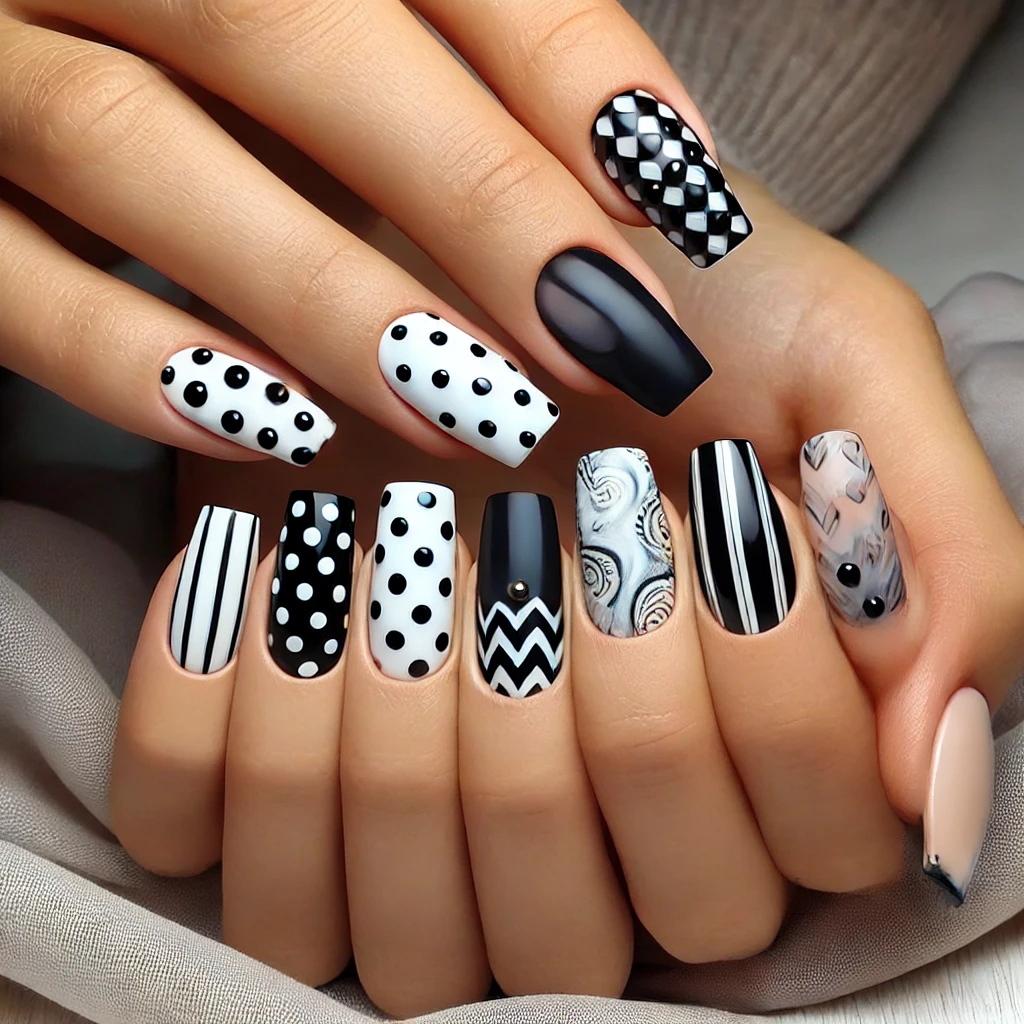 Black and White Nail Designs: Timeless Elegance at Your Fingertips