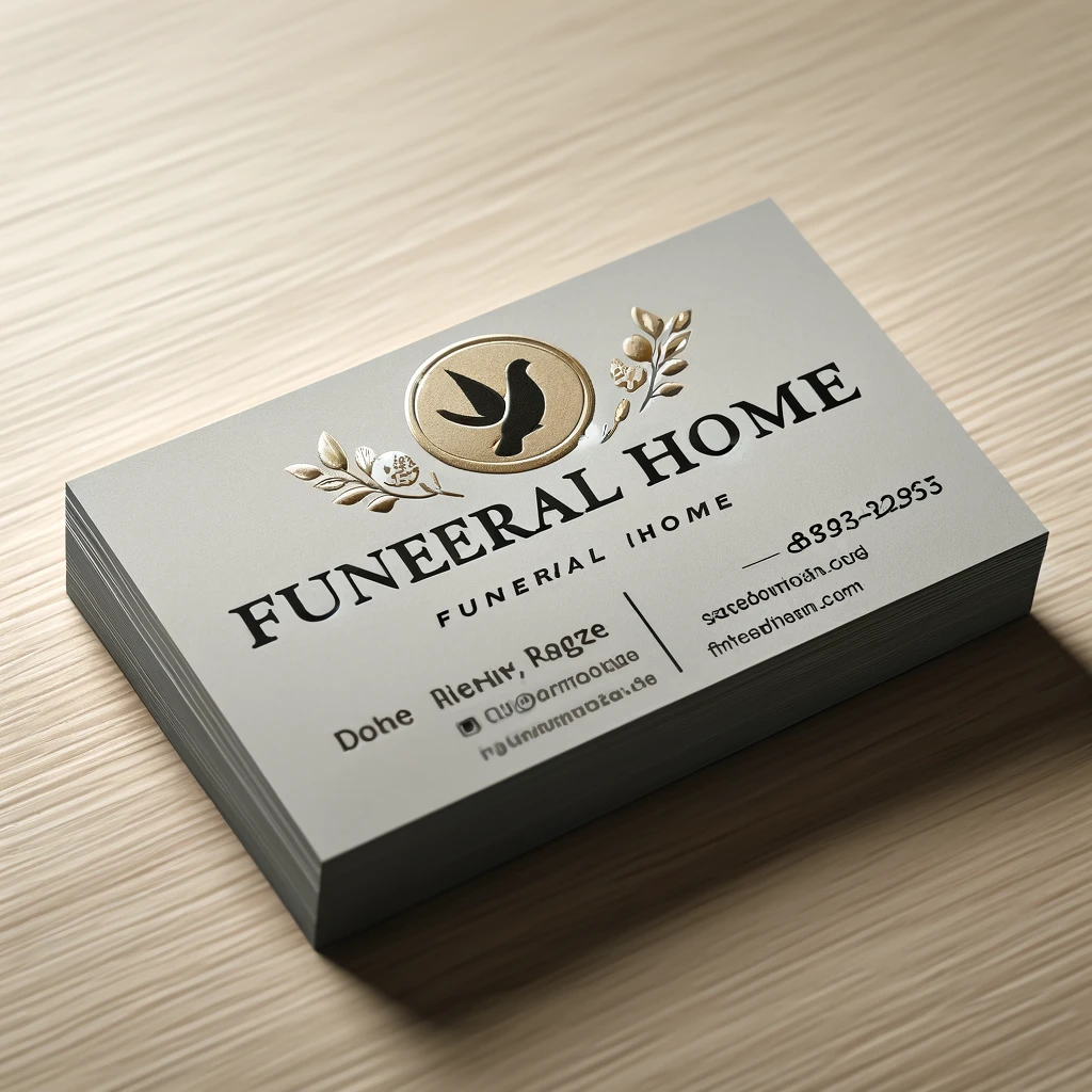 Funeral Home Business Card Design: A Key to Building Trust and Professionalism