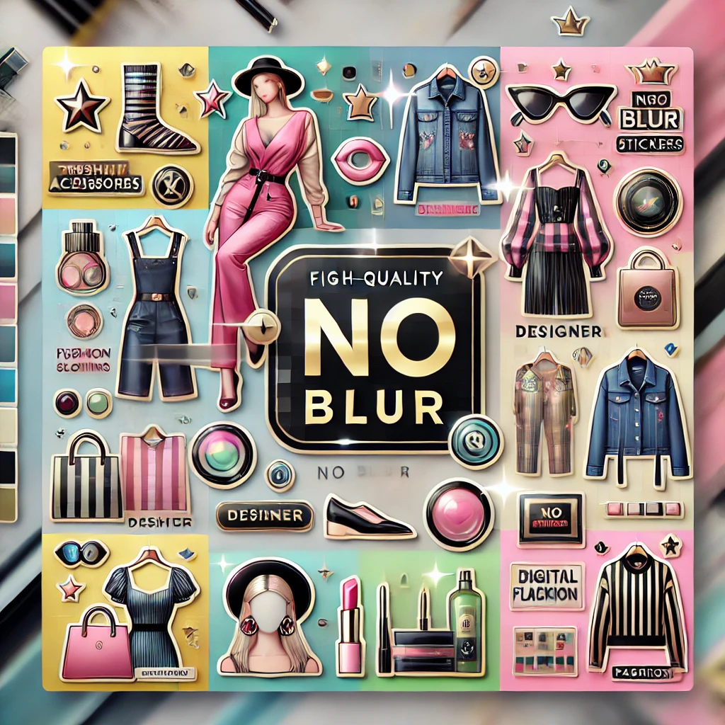 The Rise of Icon Fashionista Stickers: No Blur, No Compromise